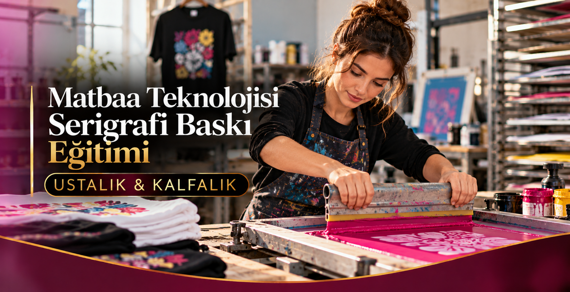 Matbaa Teknolojisi  Serigrafi Baskı Eğitimi
