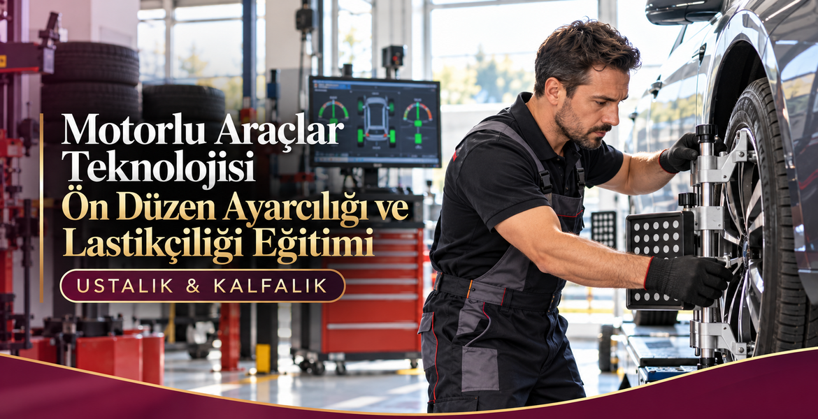 Motorlu Araçlar Teknolojisi Ön Düzen Ayarcılığı ve Lastikçiliği Eğitimi